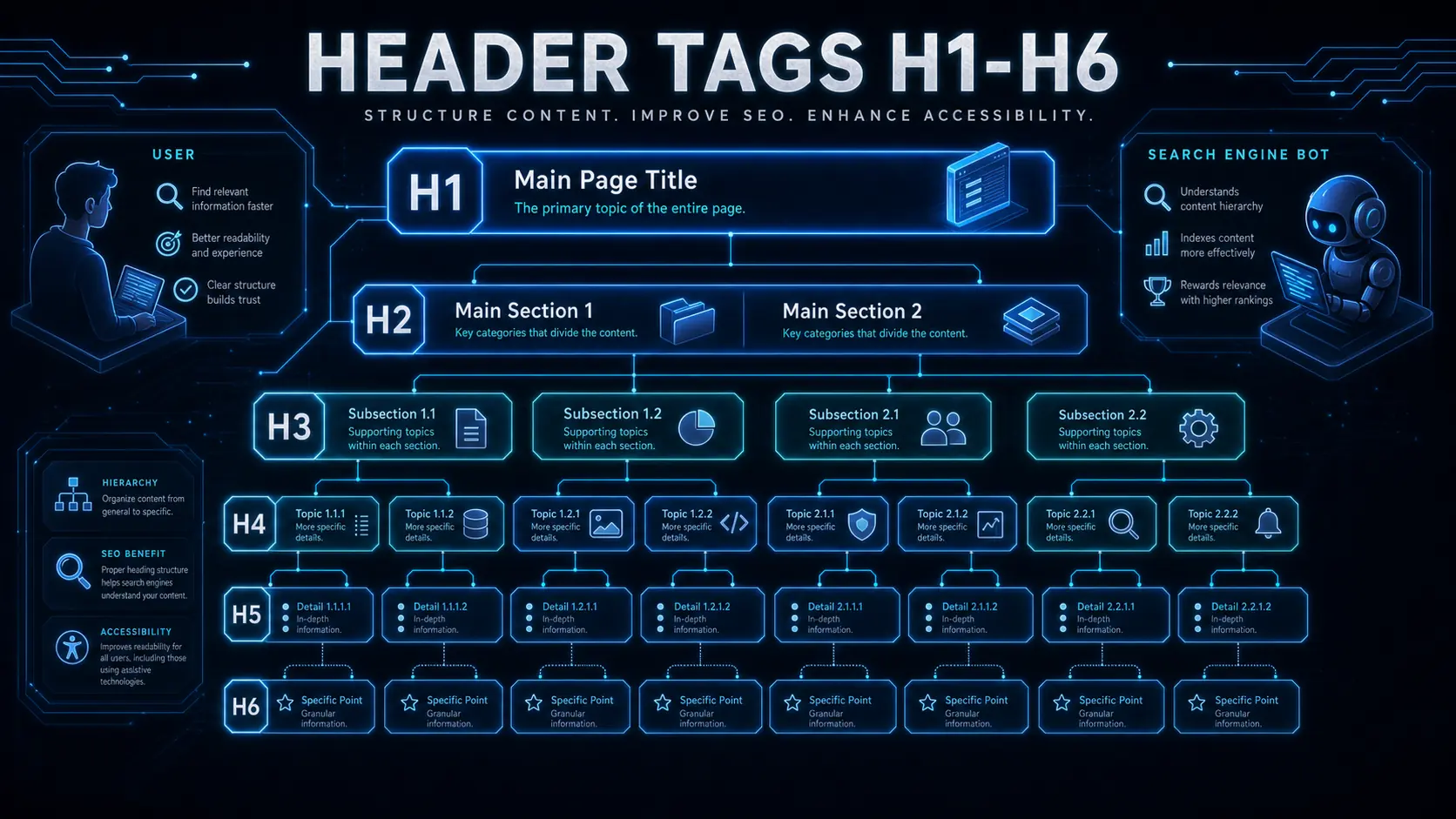 Header 標籤(H1-H6)優化策略
