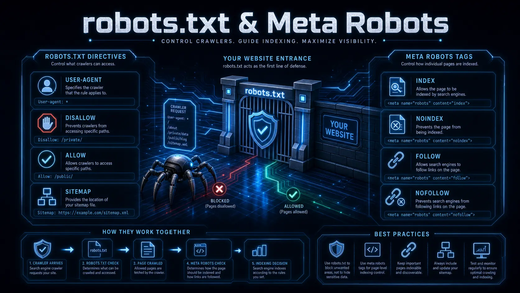 robots.txt 與 Meta Robots 完整教學