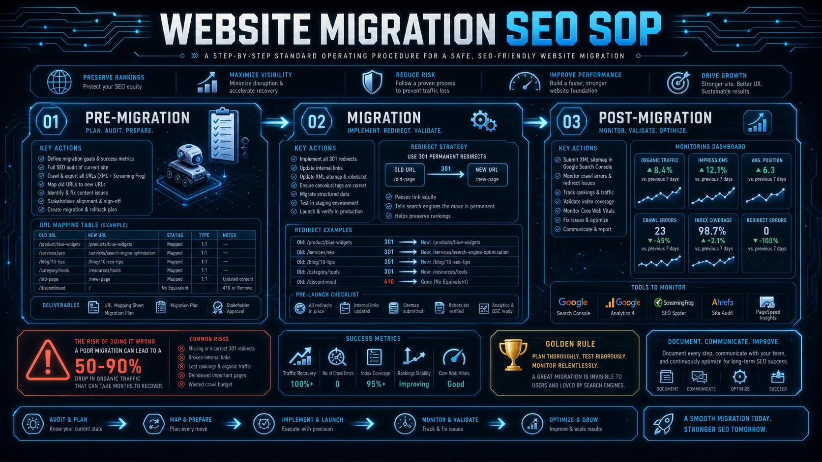網站搬遷與域名遷移 SEO SOP