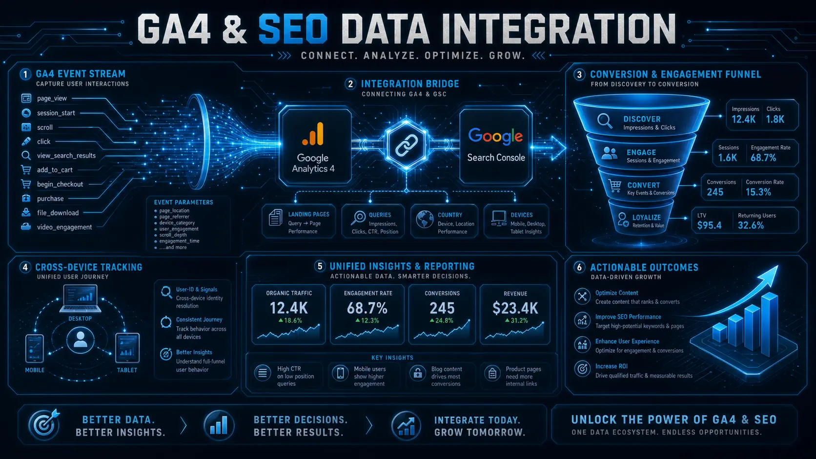 Google Analytics 4 與 SEO 數據整合