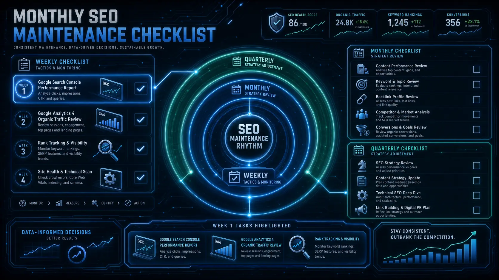 每月 SEO 維運工作清單